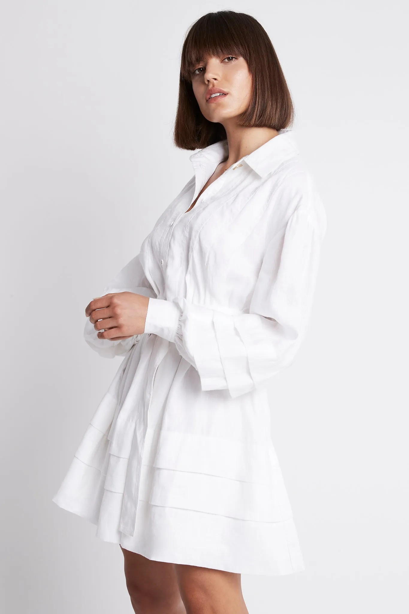 Recurrence Belted Smock Dress sold by Aje product image thumbnail 3