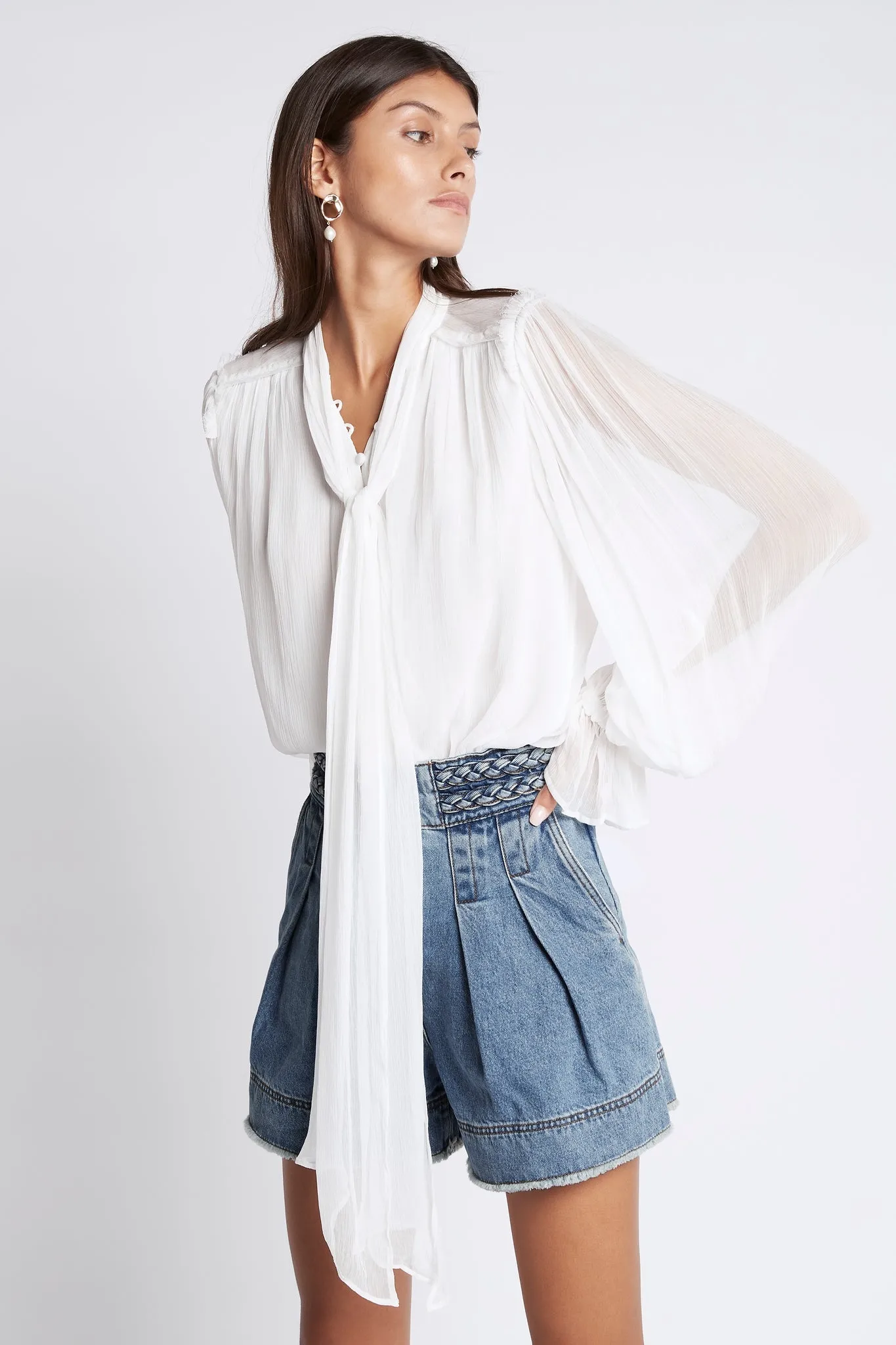 Bonjour Billow Sleeve Blouse sold by Aje product image thumbnail 3