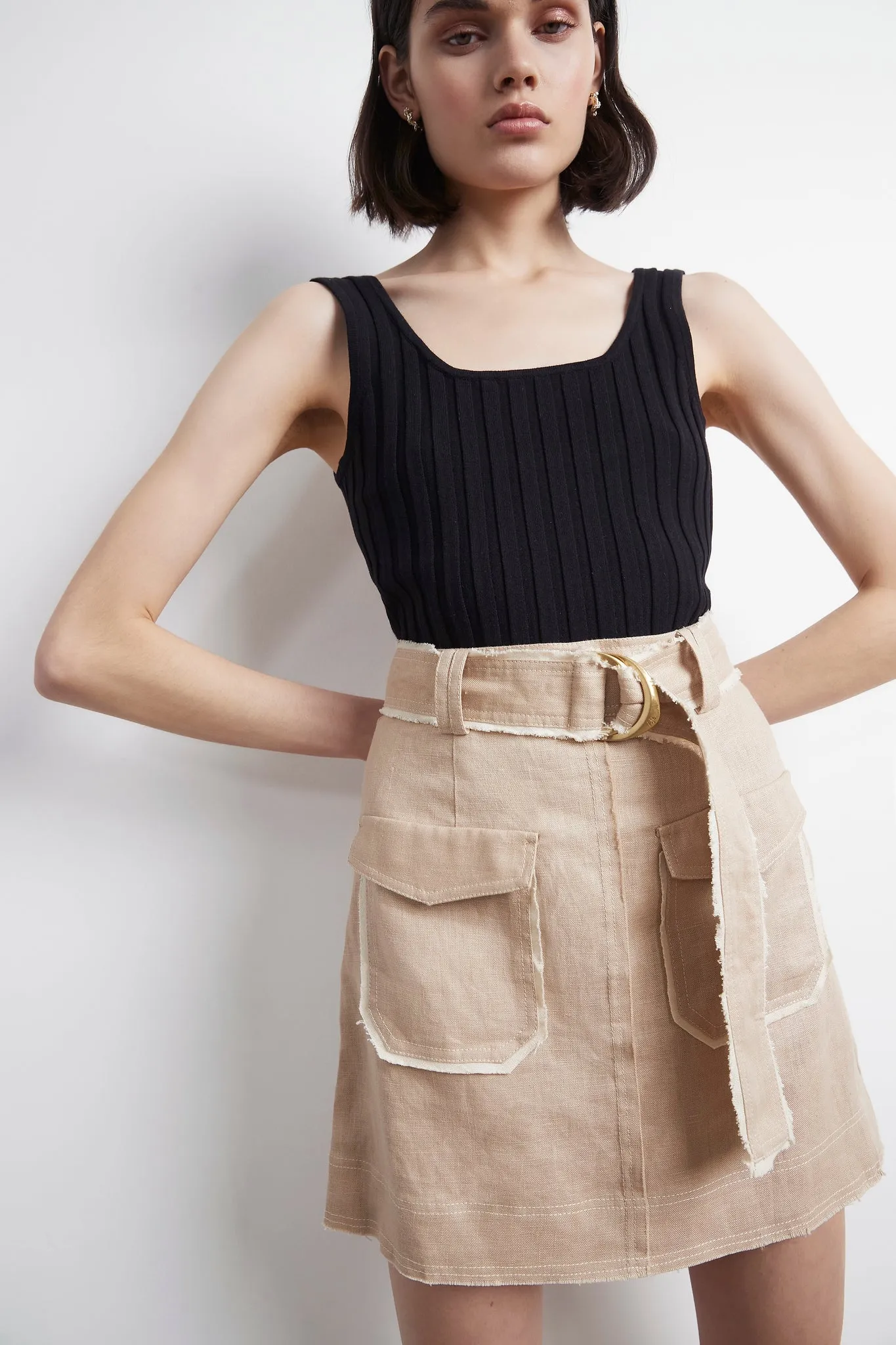 Overture Ribbed Tank sold by Aje product image thumbnail 3