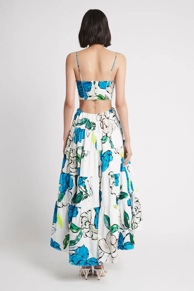 Botanical Tiered Midi Dress sold by Aje product image thumbnail 4