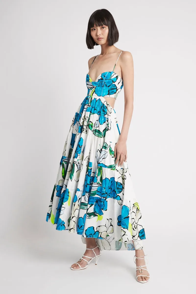 Botanical Tiered Midi Dress sold by Aje product image thumbnail 3