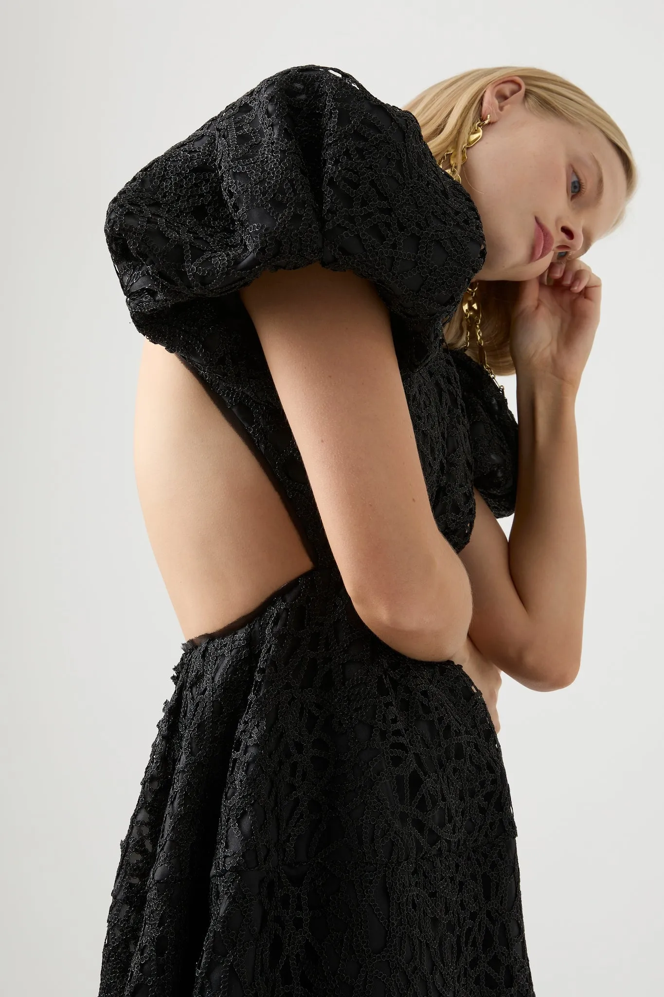 Patina Lace Midi Dress sold by Aje product image thumbnail 4