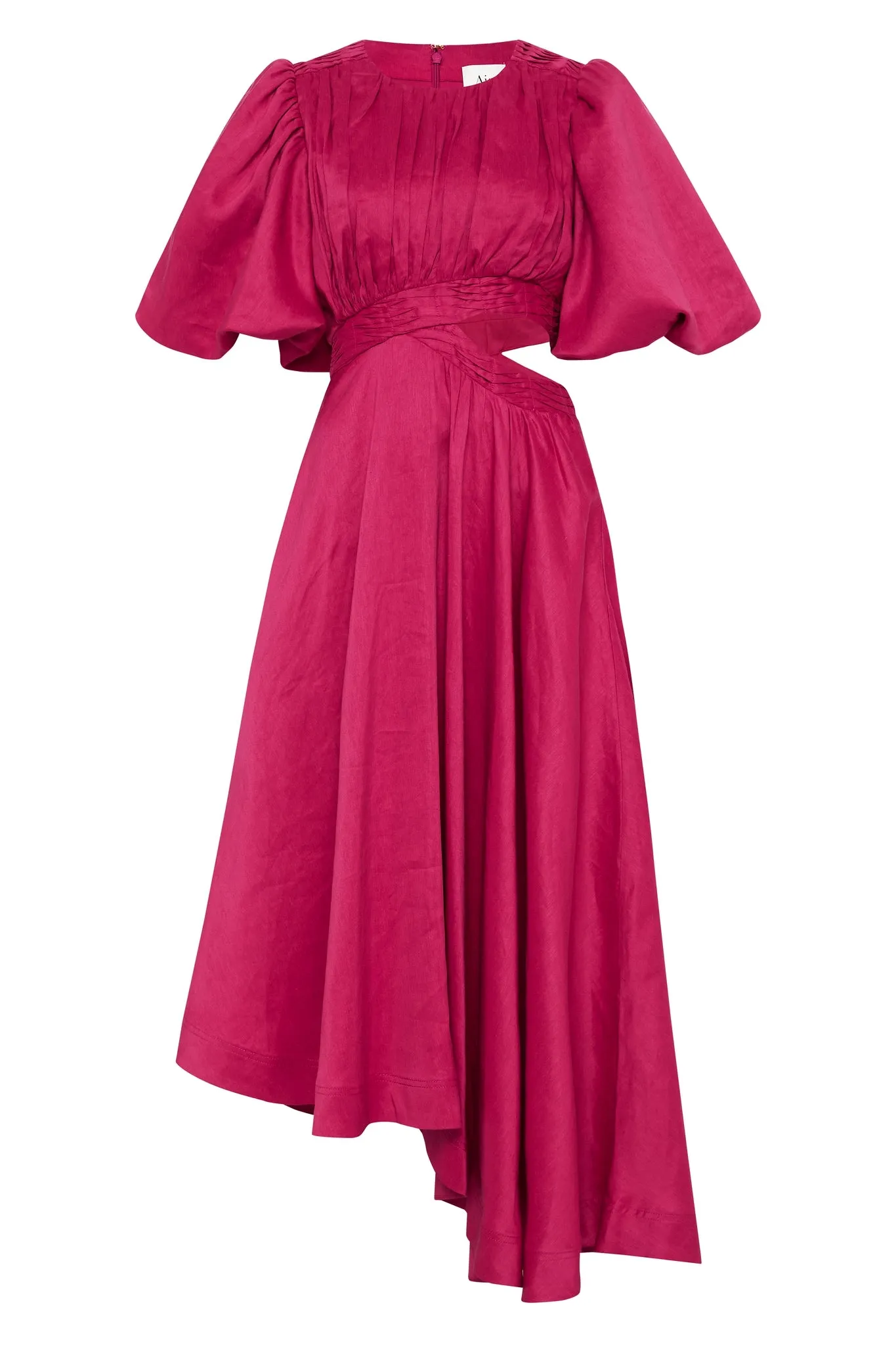 Tidal Tucked Cut Out Midi Dress sold by Aje product image thumbnail 2
