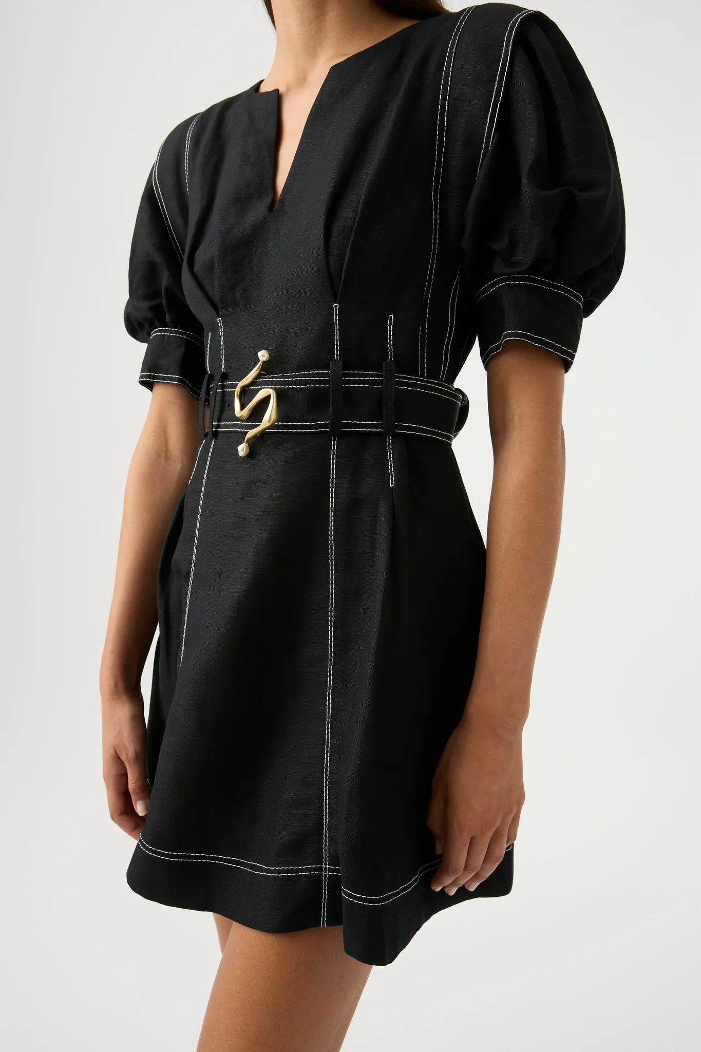 Beacon Structured Mini Dress sold by Aje product image thumbnail 4