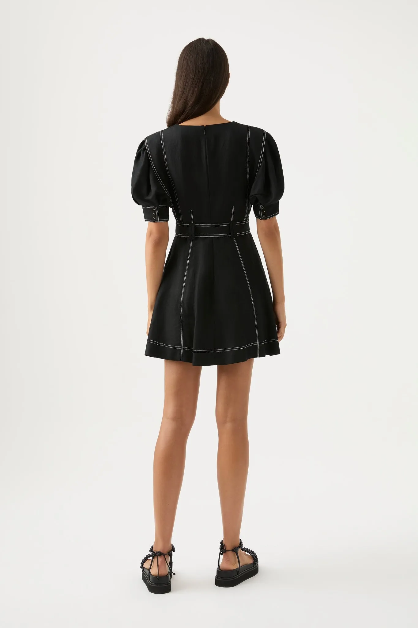 Beacon Structured Mini Dress sold by Aje product image thumbnail 5