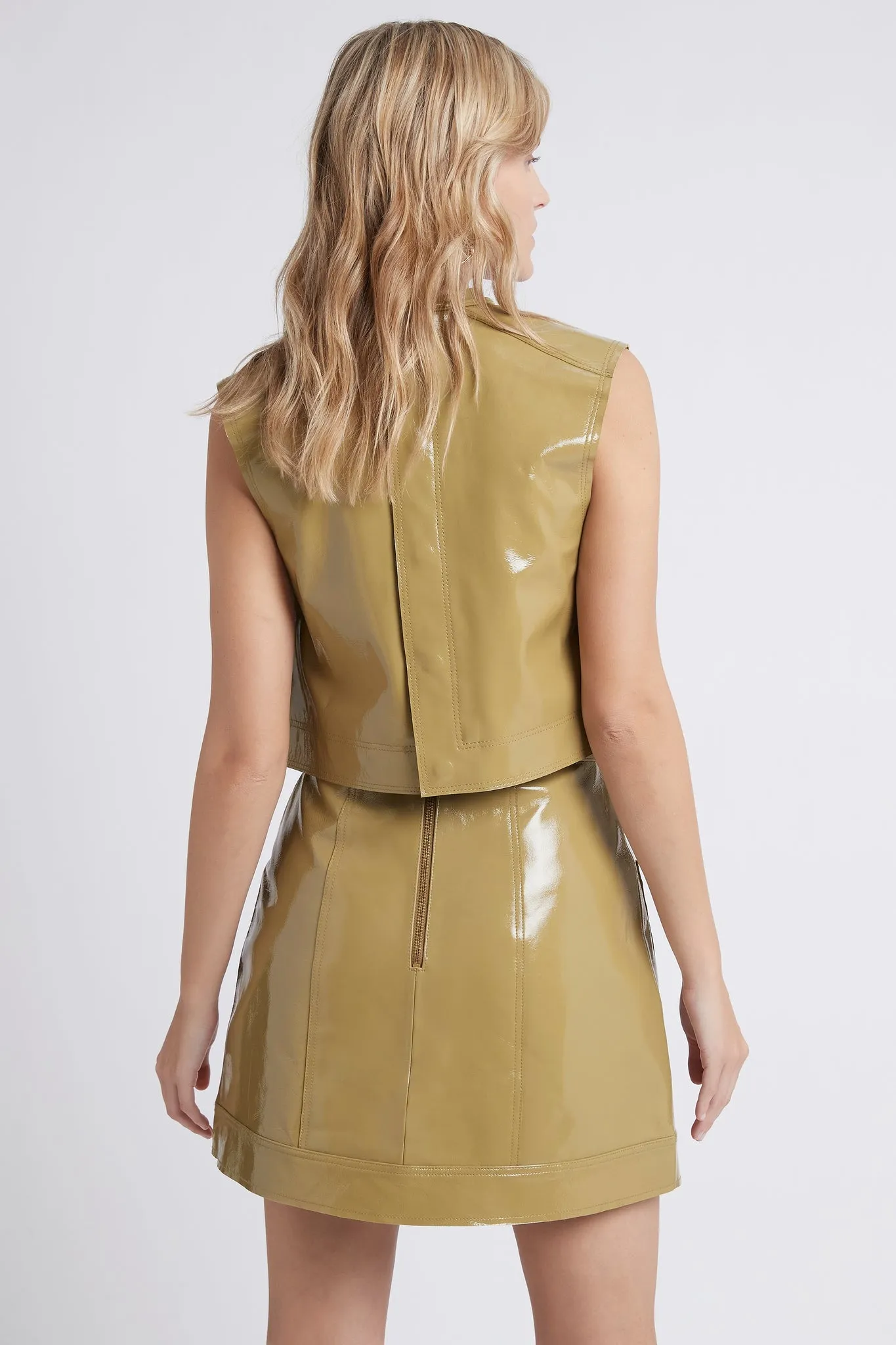 Promenade Leather Shell Top sold by Aje product image thumbnail 5
