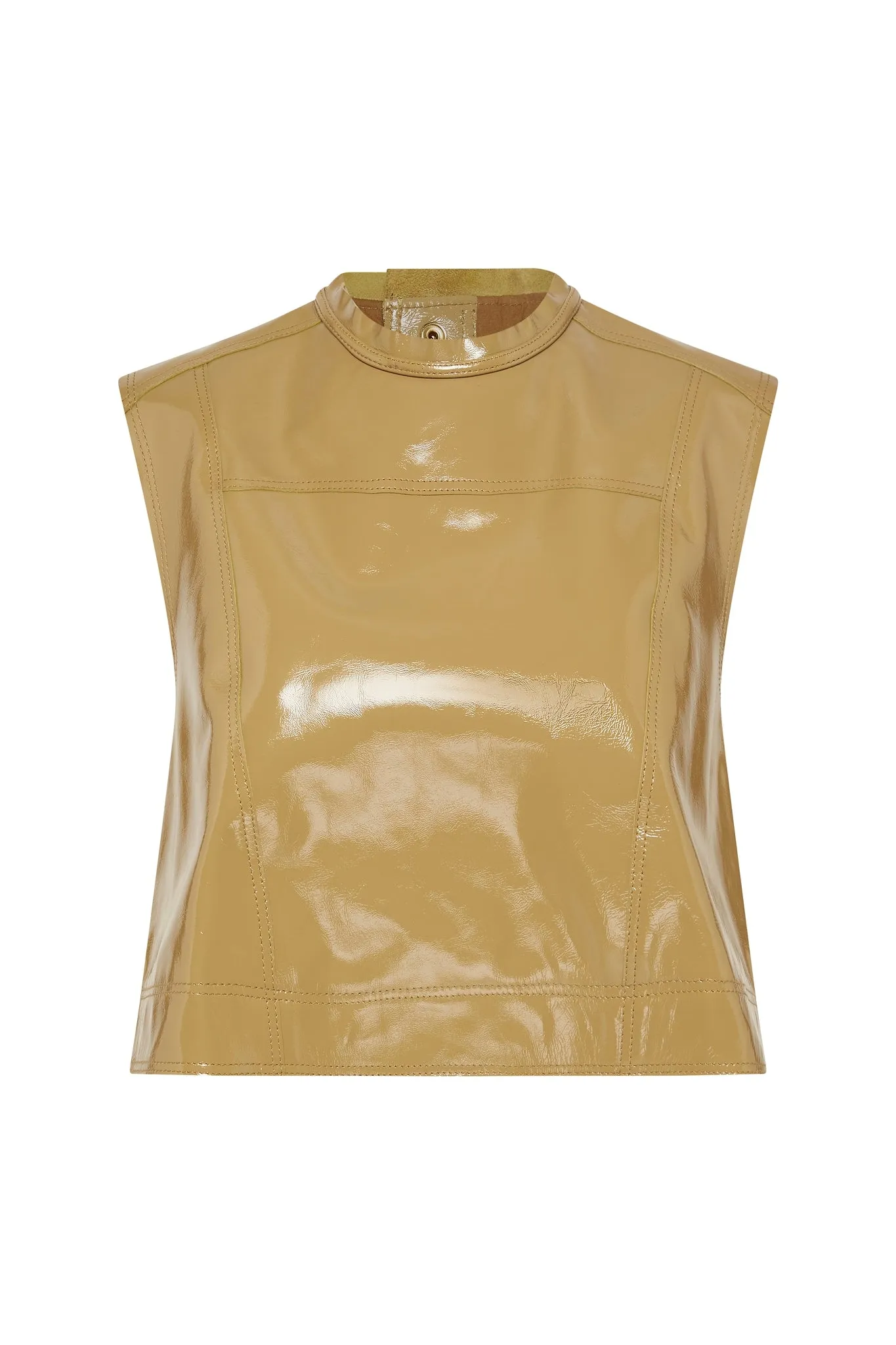 Promenade Leather Shell Top sold by Aje product image thumbnail 2