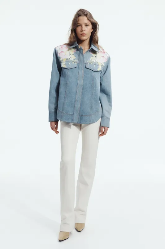 Daisy Denim Shirt made by Aje