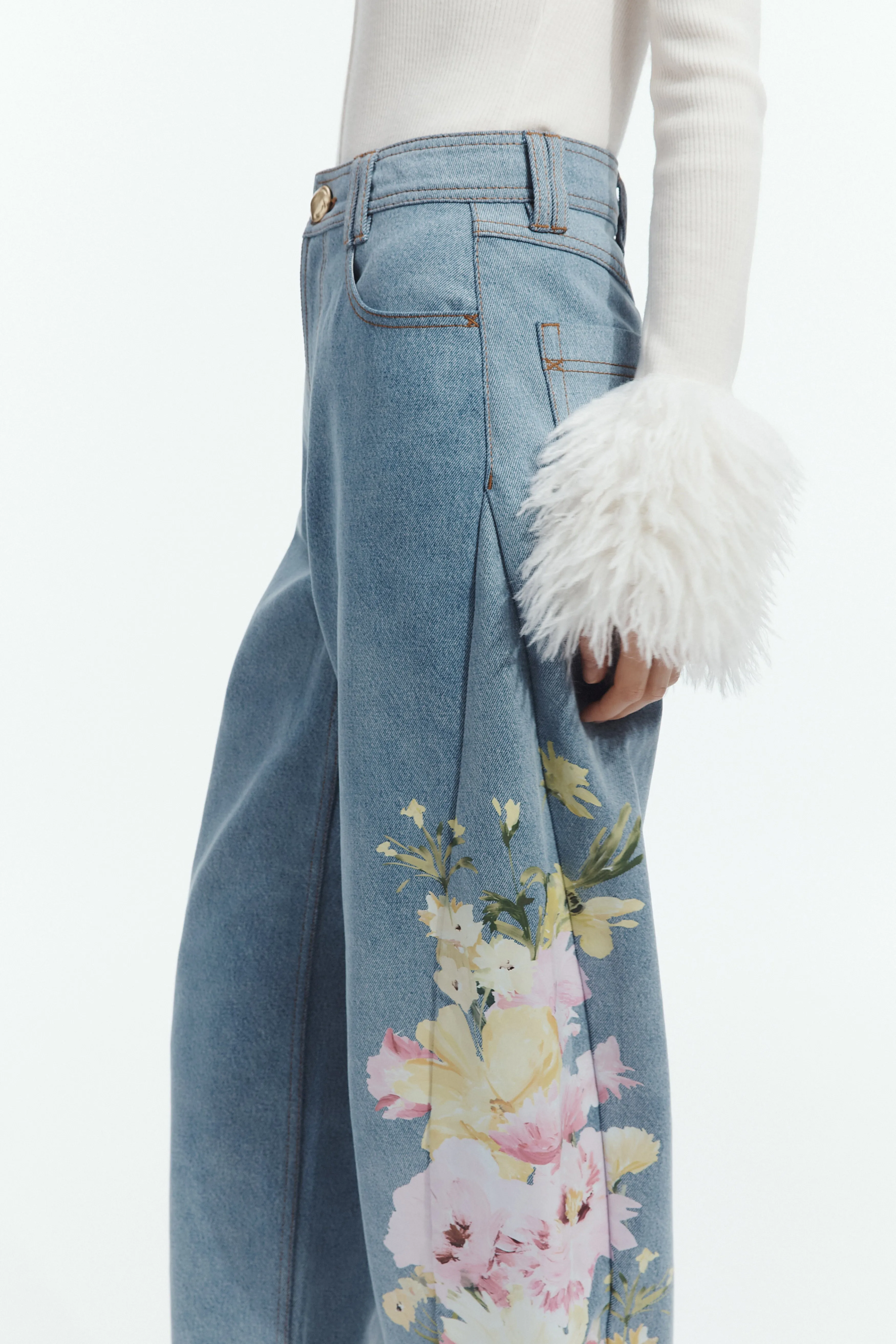 Daisy Denim Barrel Jean sold by Aje product image thumbnail 2