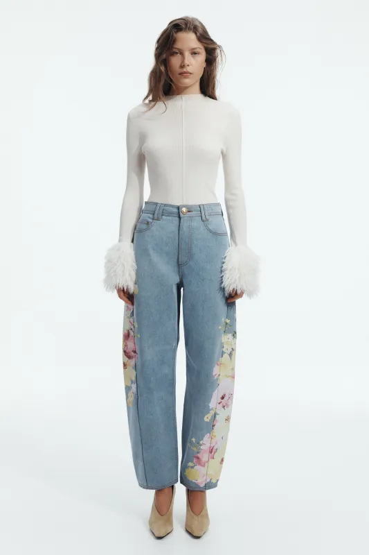 Daisy Denim Barrel Jean made by Aje