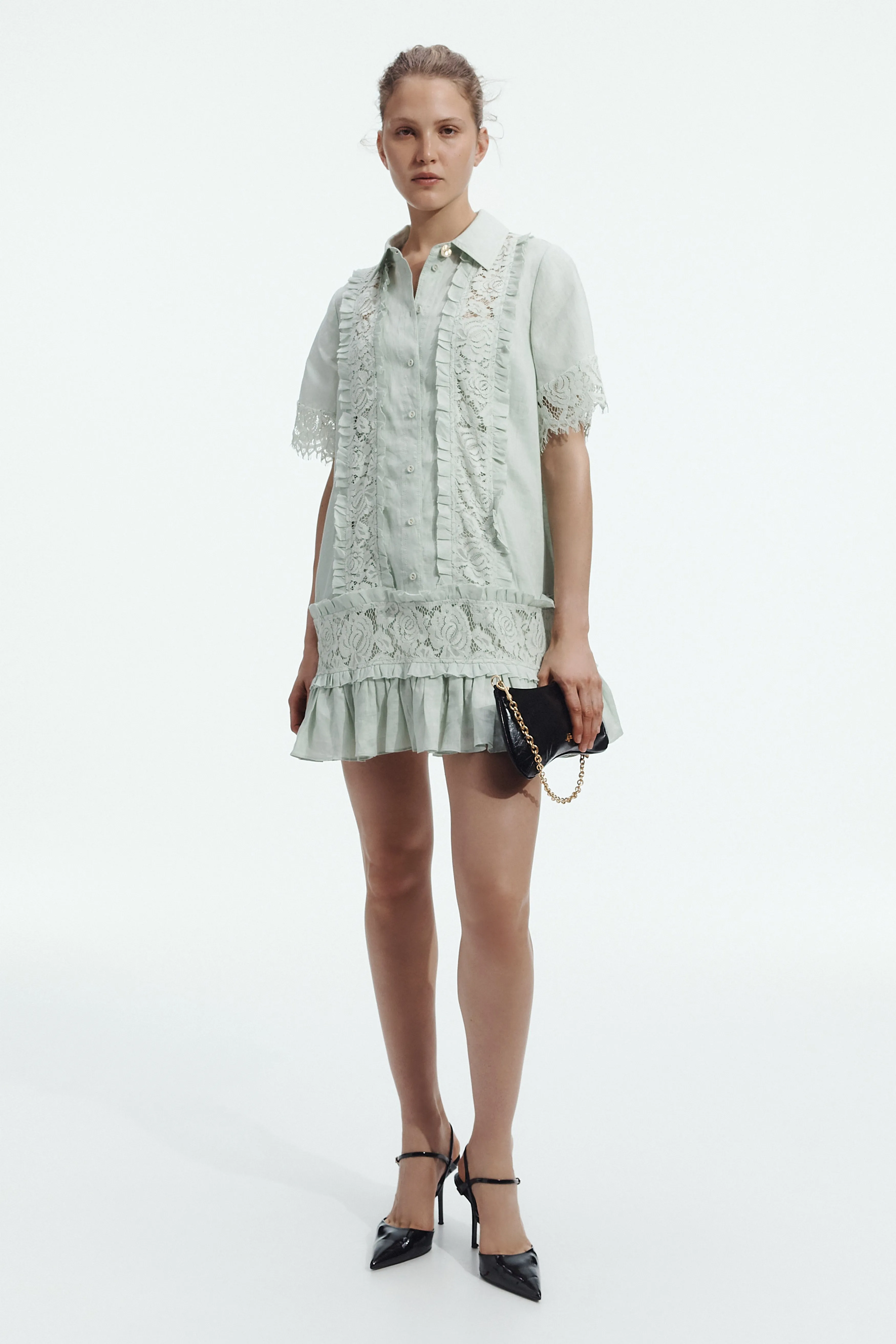 Ellara Mini Shirt Dress sold by Aje