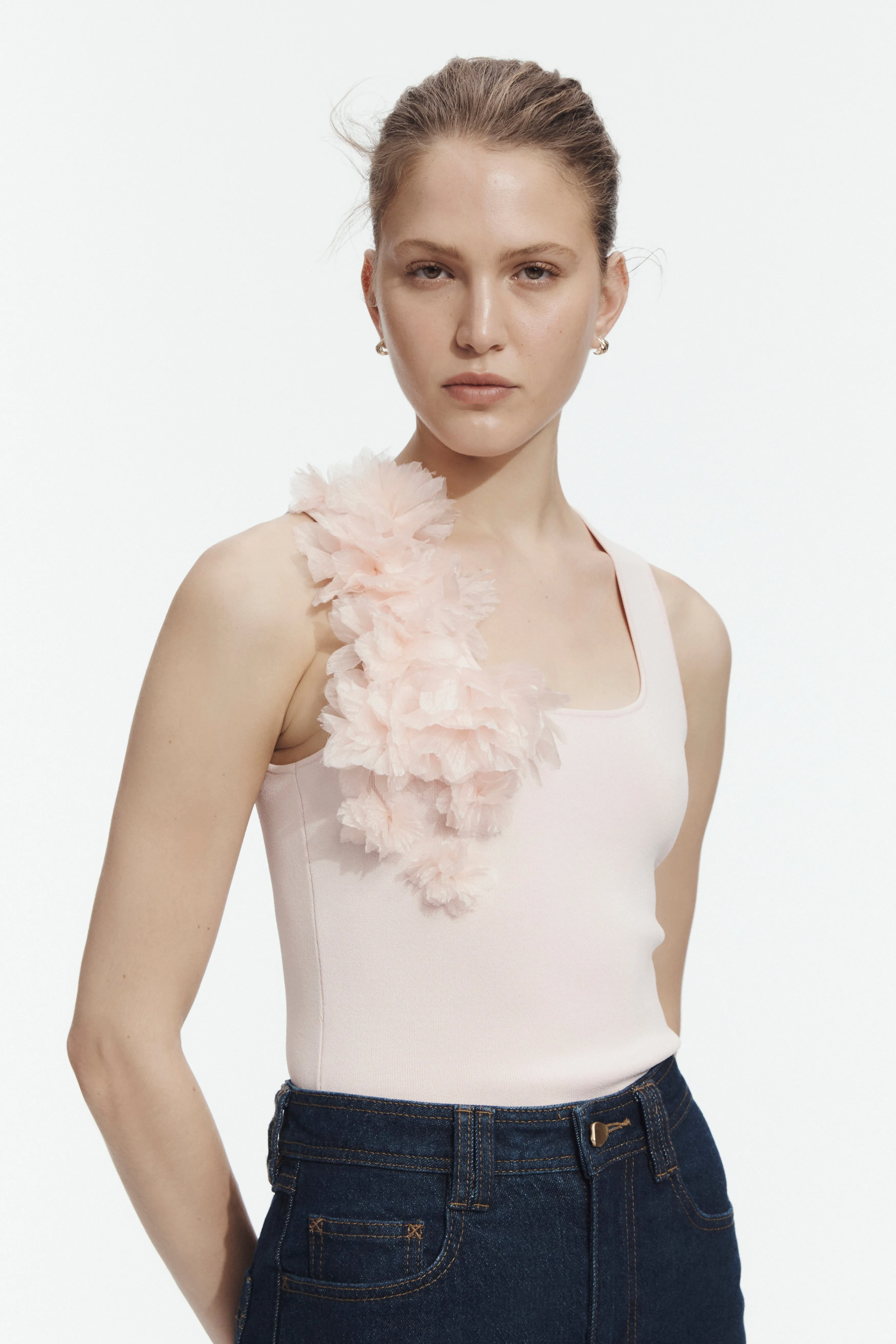 Posey Knit Tank sold by Aje product image thumbnail 4