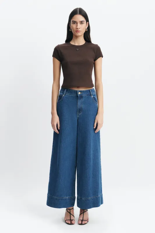 Kendall Wide Leg Jean made by Aje