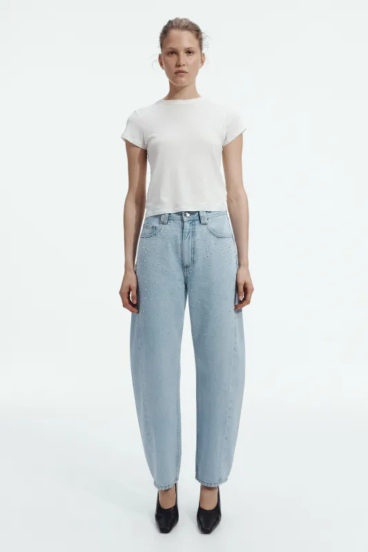 Lucina Barrel Denim Jean made by Aje