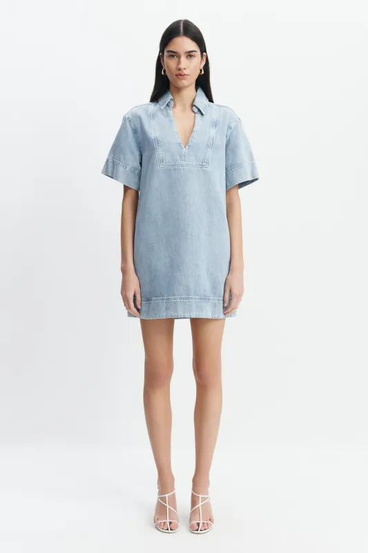 Margot Denim Mini Dress made by Aje