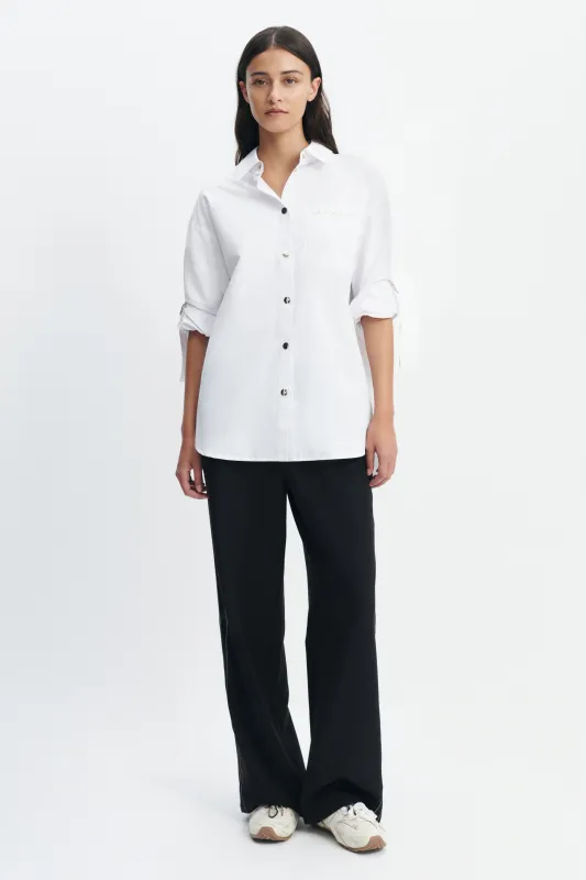 Short Sleeve Embroidered Shirt made by Aje