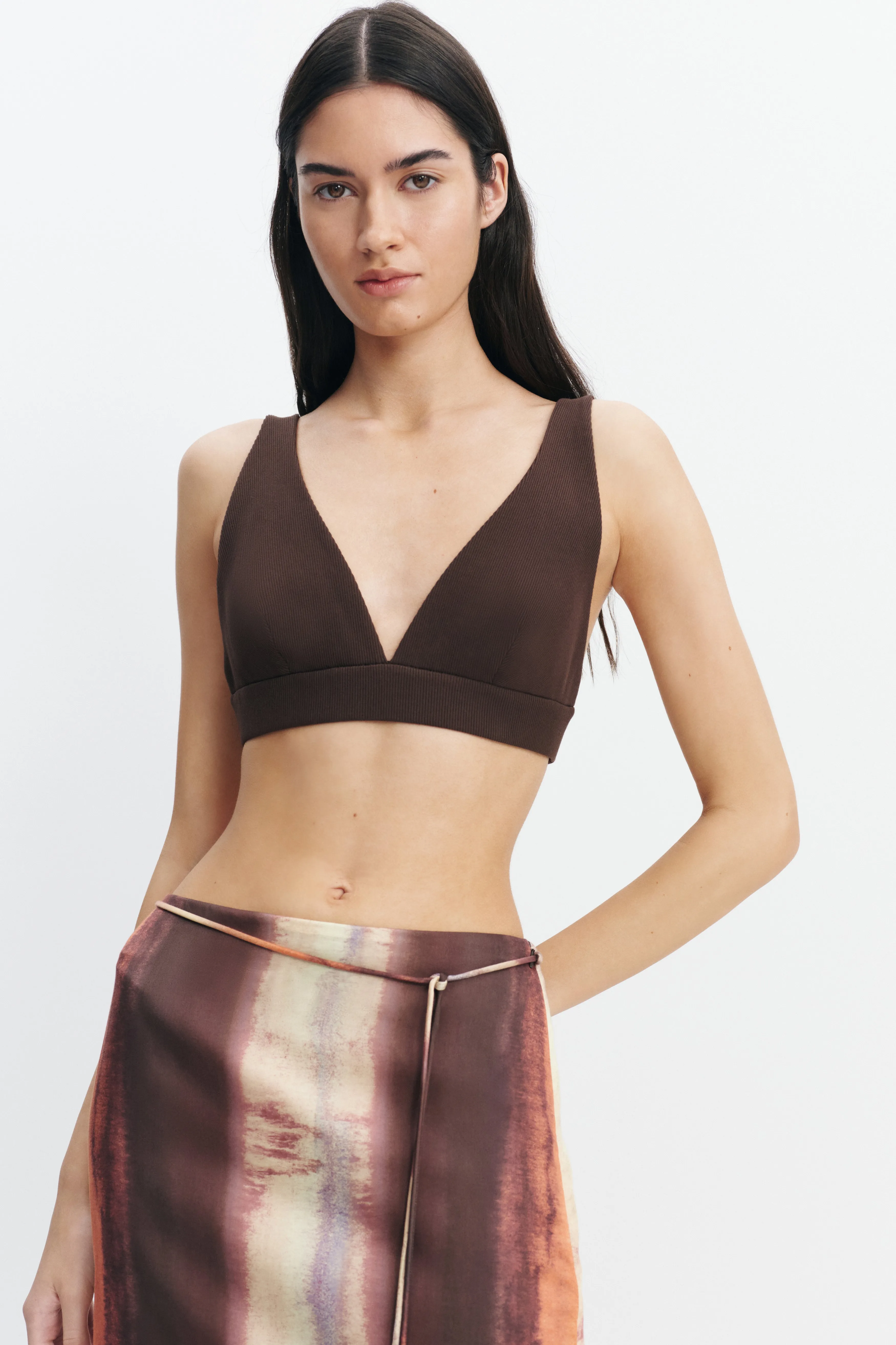Dylan Rib Bralette sold by Aje