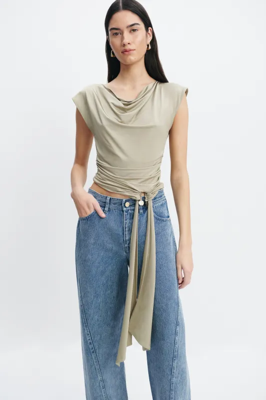 Willow Asymmetric Top made by Aje
