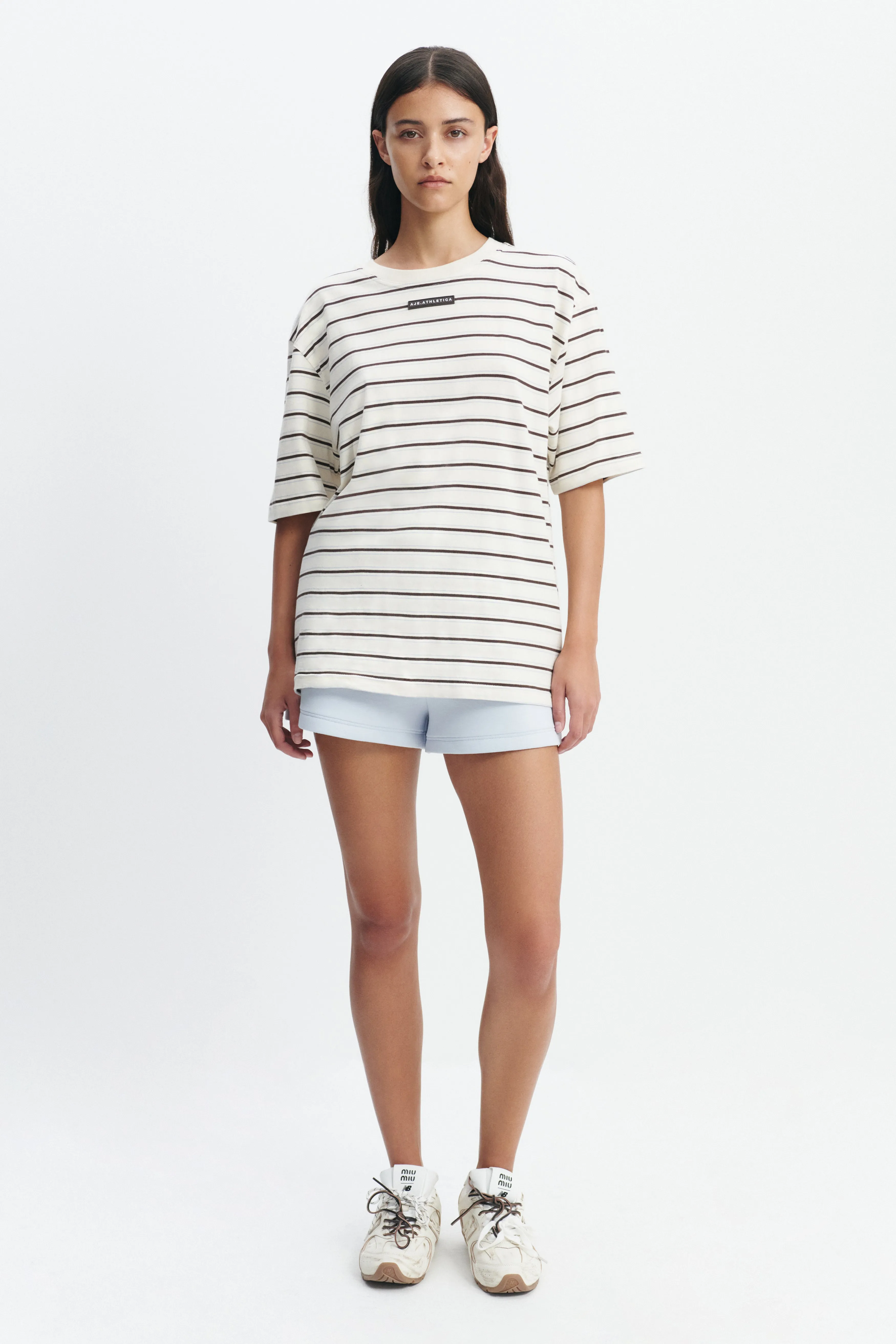 Logo Sport Stripe Tee 102 sold by Aje
