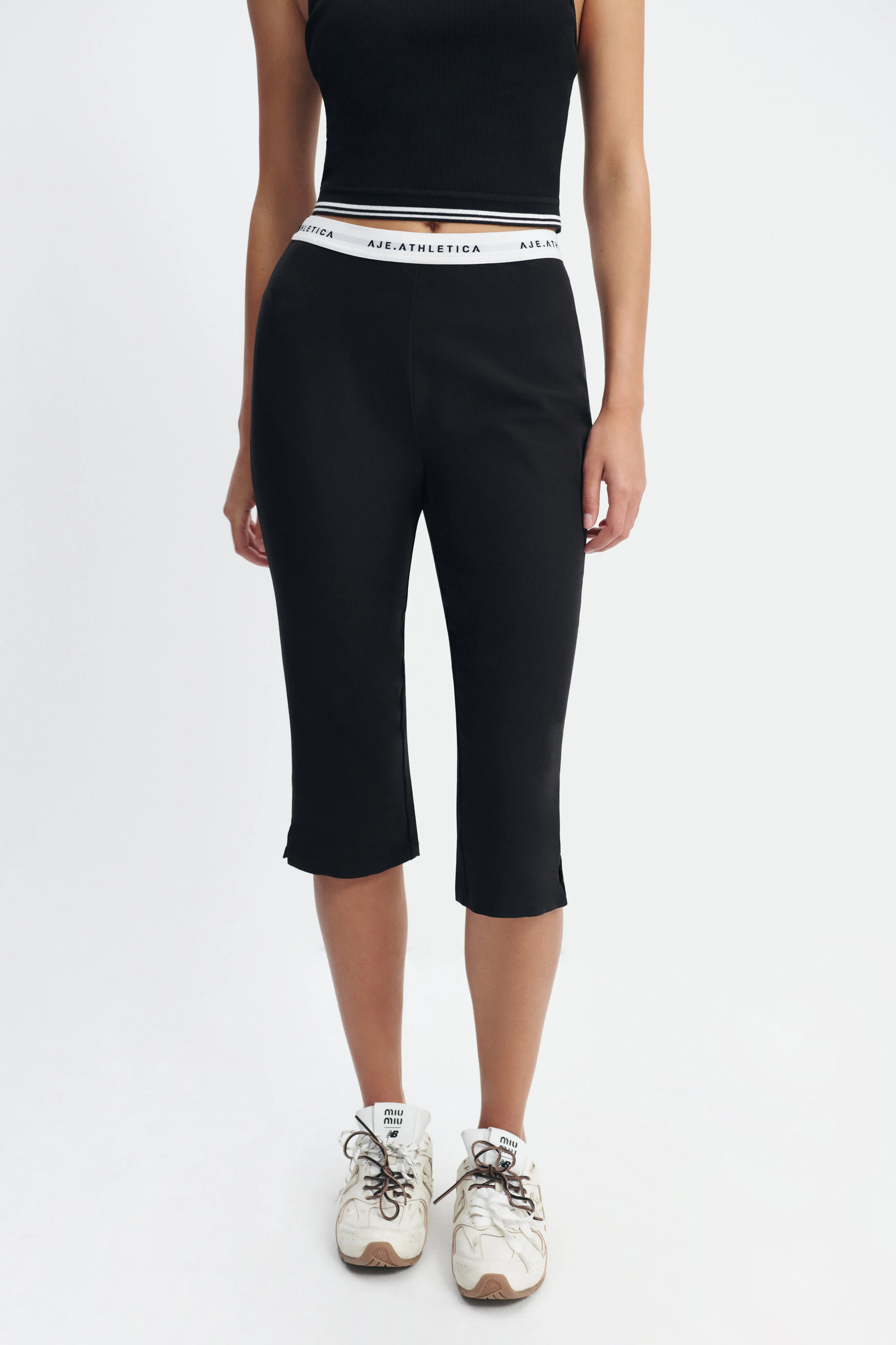 Logo Elastic Capri Pant sold by Aje product image thumbnail 3