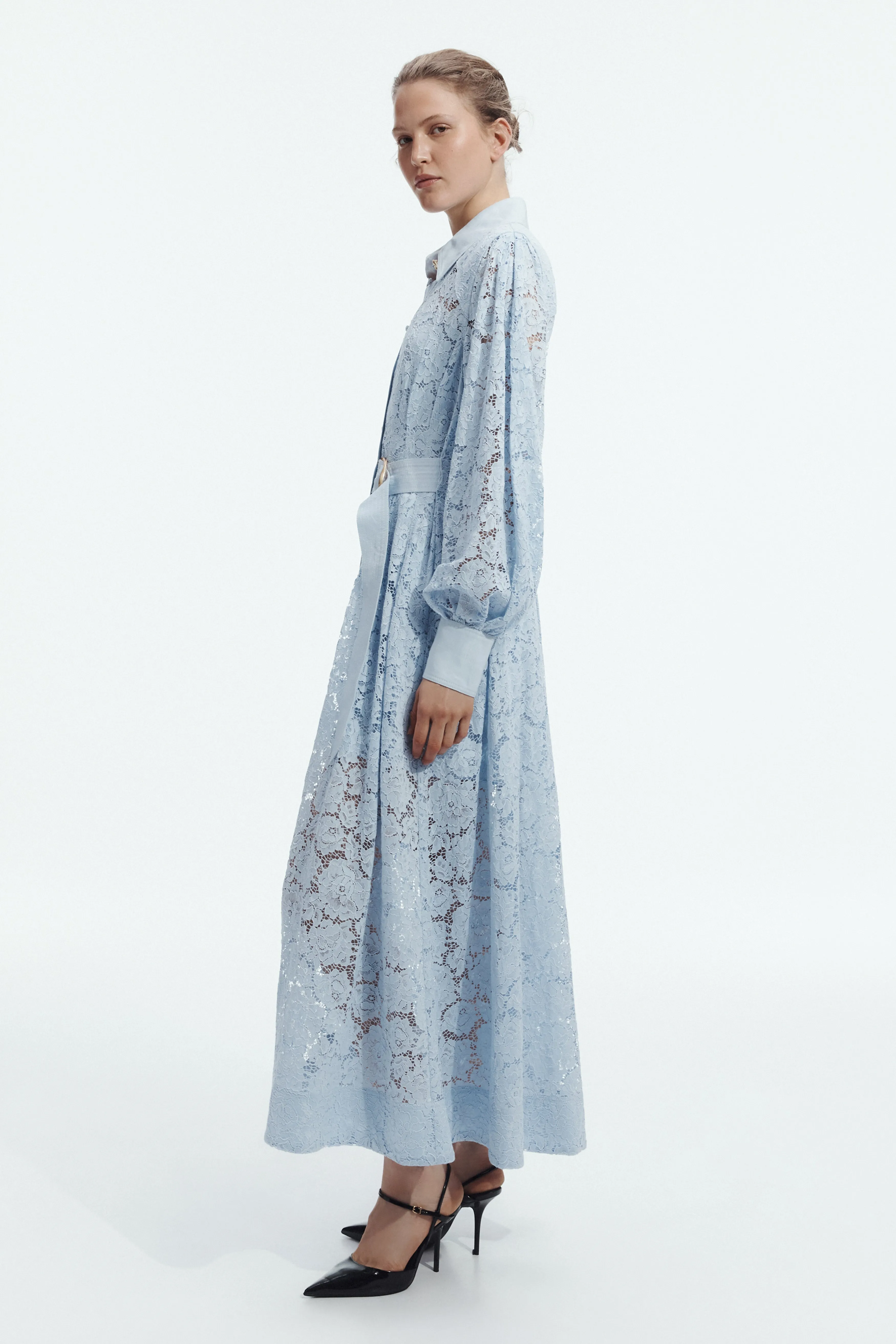 Verse Lace Midi Dress sold by Aje product image thumbnail 4