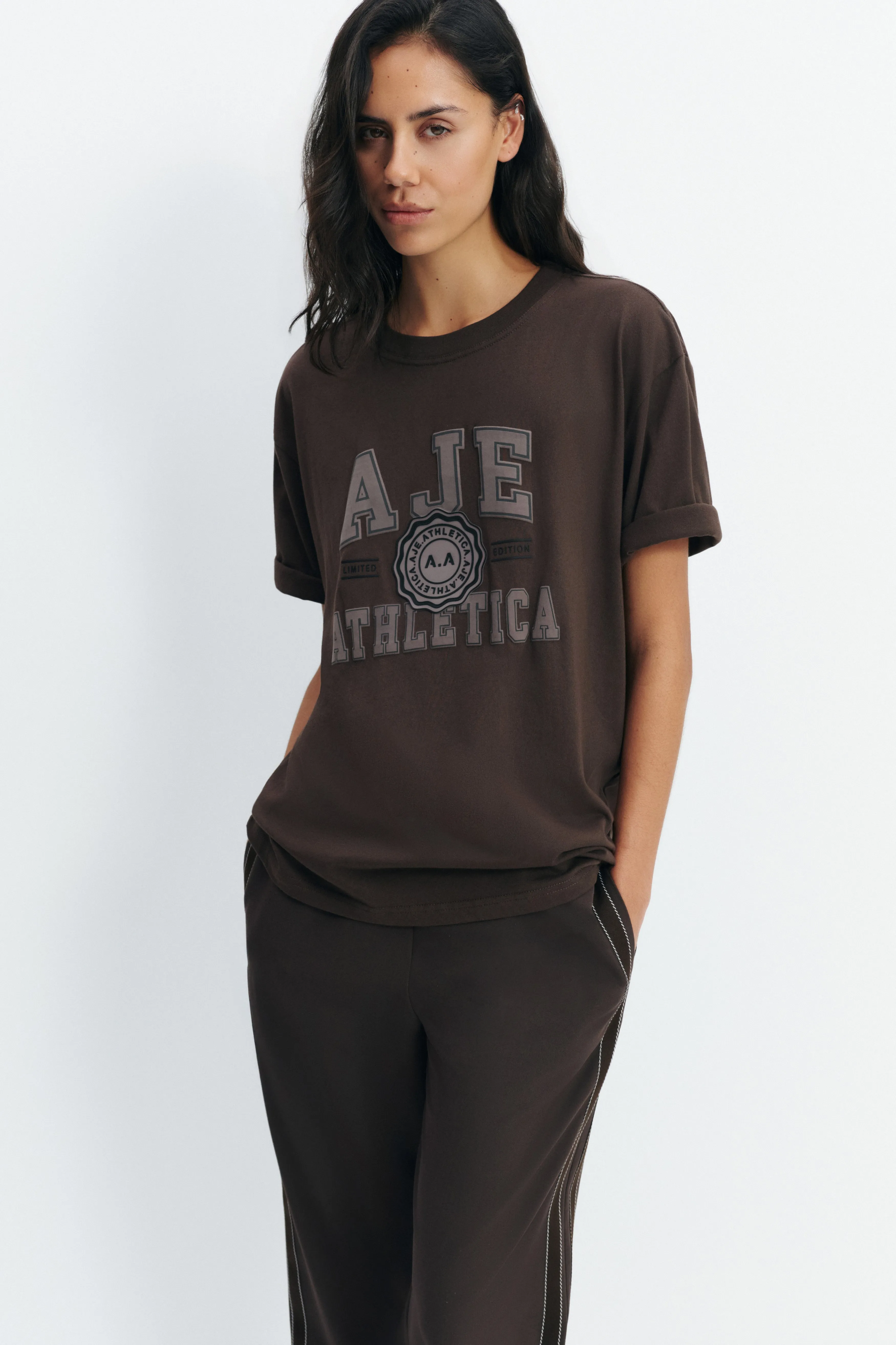 Bold Varsity Logo Tee 102 sold by Aje