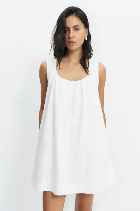 Corine Linen Mini Dress made by Aje