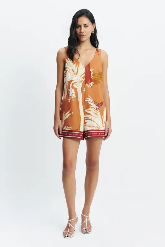 Sol Relaxed Playsuit made by Aje