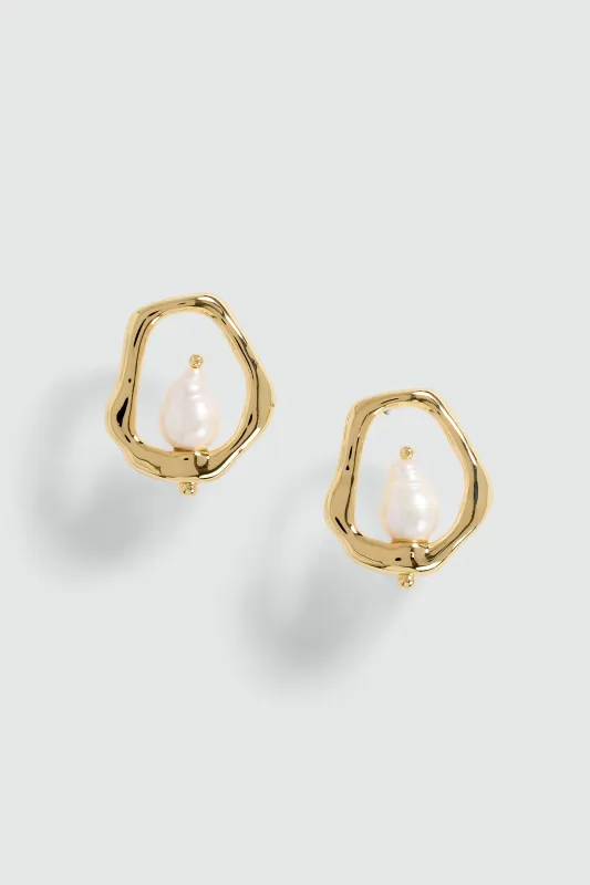 Amina Pearl Stud made by Aje