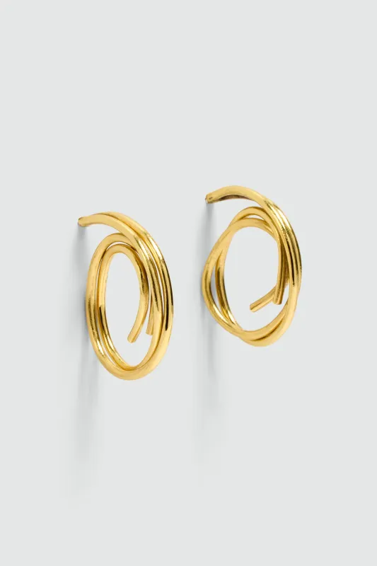 Sascha Swirl Earrings made by Aje