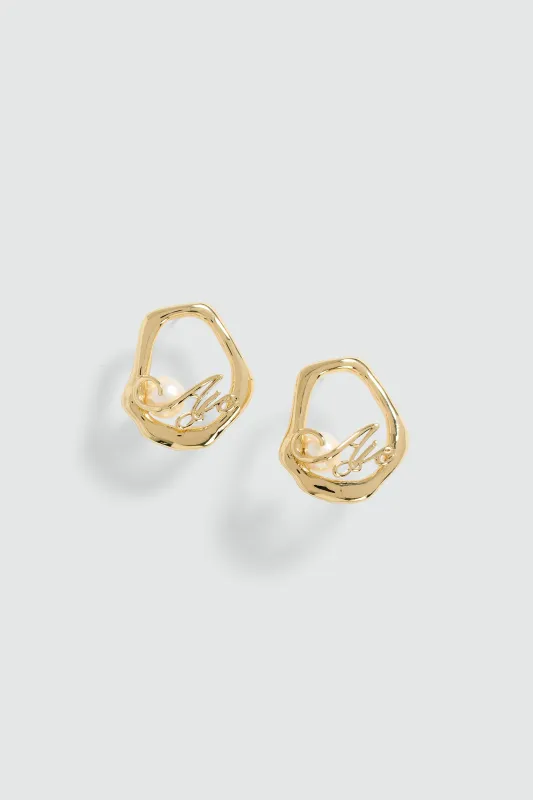 Theadora Logo Stud made by Aje