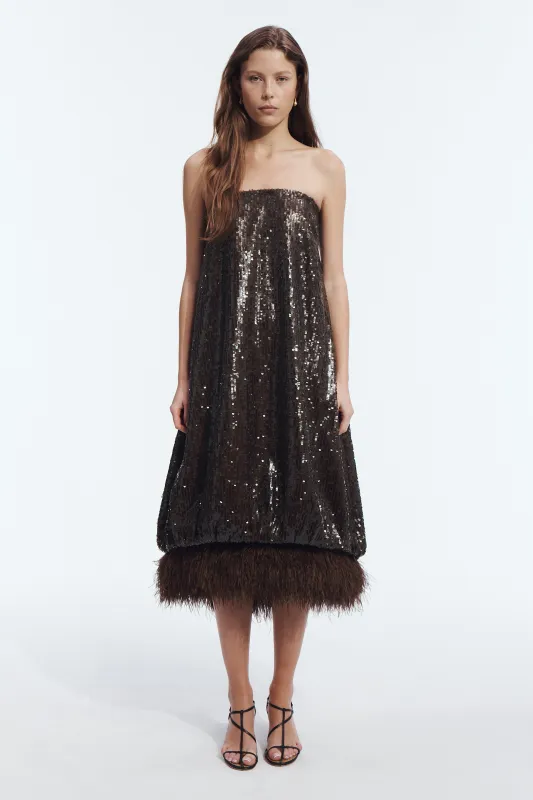 Elysian Sequin Maxi Dress made by Aje