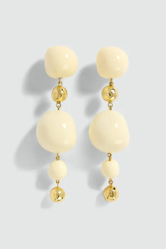 Kasia Resin Drop Stud made by Aje