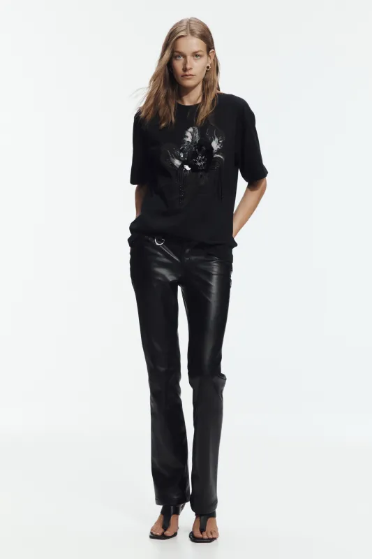 Orchid Oversized Tee made by Aje