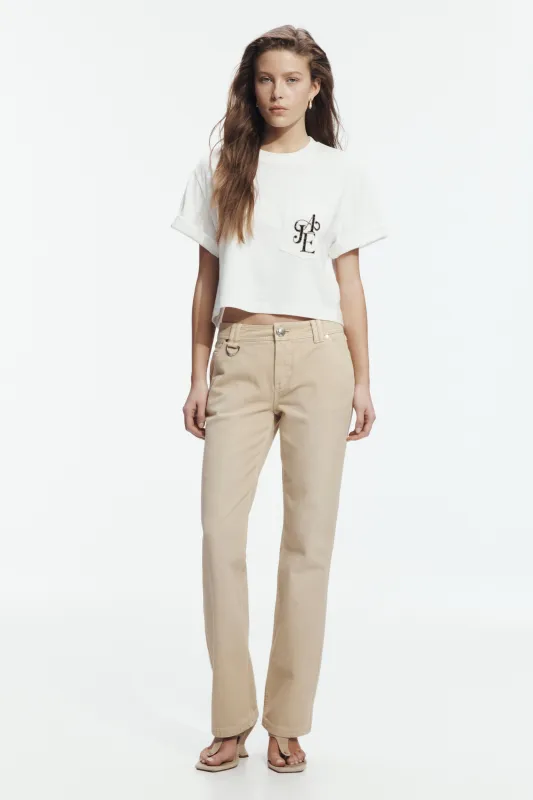 Lue Pocket Logo Cropped Tee made by Aje