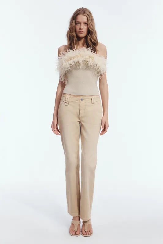Clarice Knit Bustier Top made by Aje