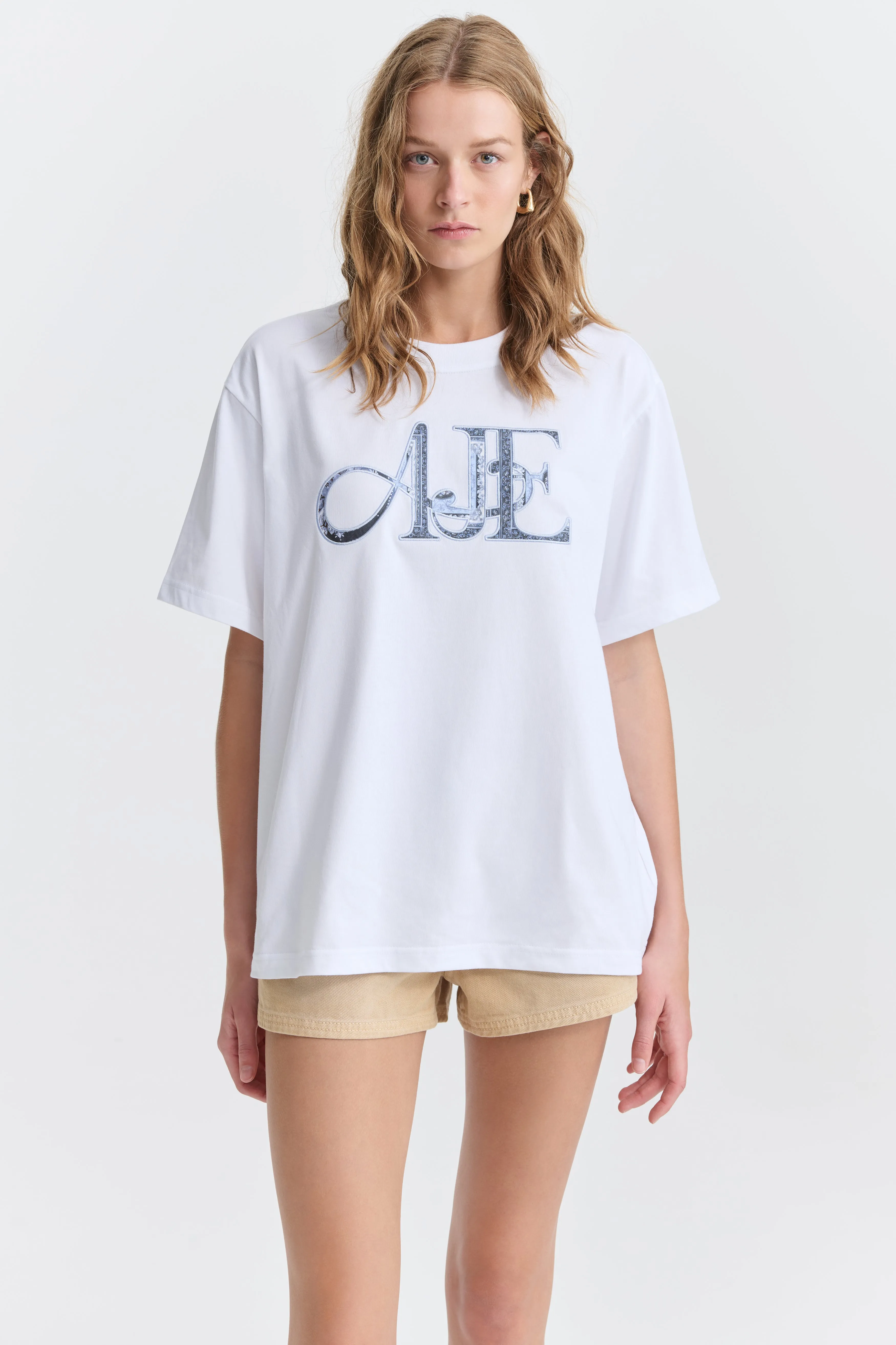 Dive Logo Oversized Tee sold by Aje product image thumbnail 5