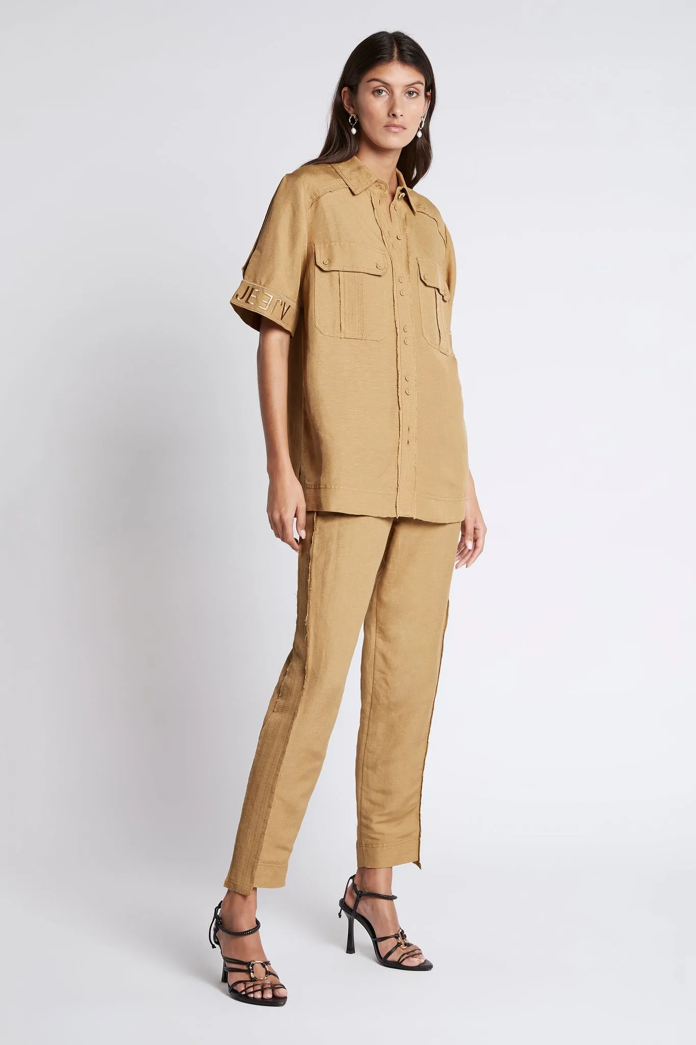 Estate Logo Collared Sleeve Shirt sold by Aje product image thumbnail 5