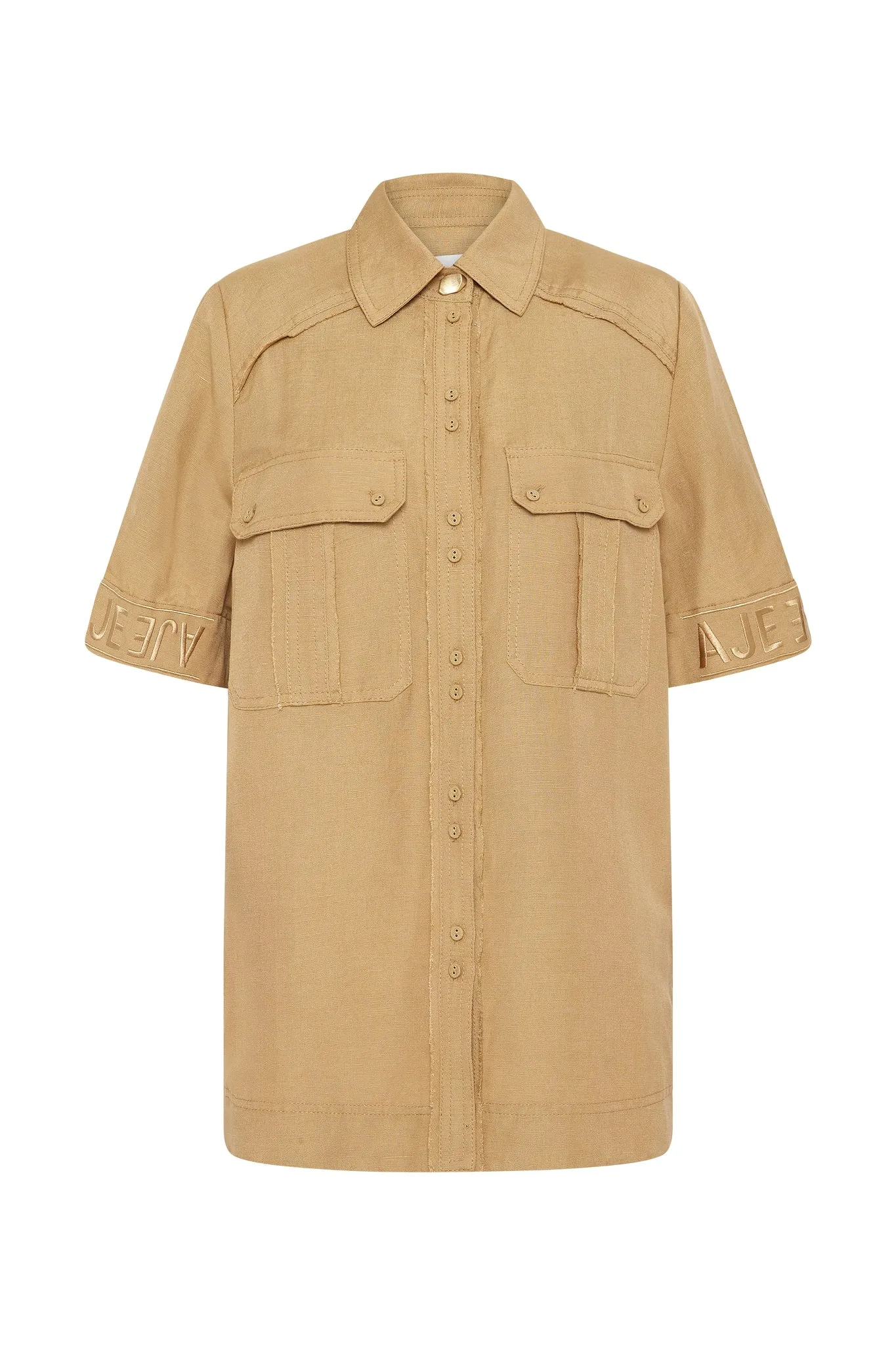 Estate Logo Collared Sleeve Shirt sold by Aje product image thumbnail 2