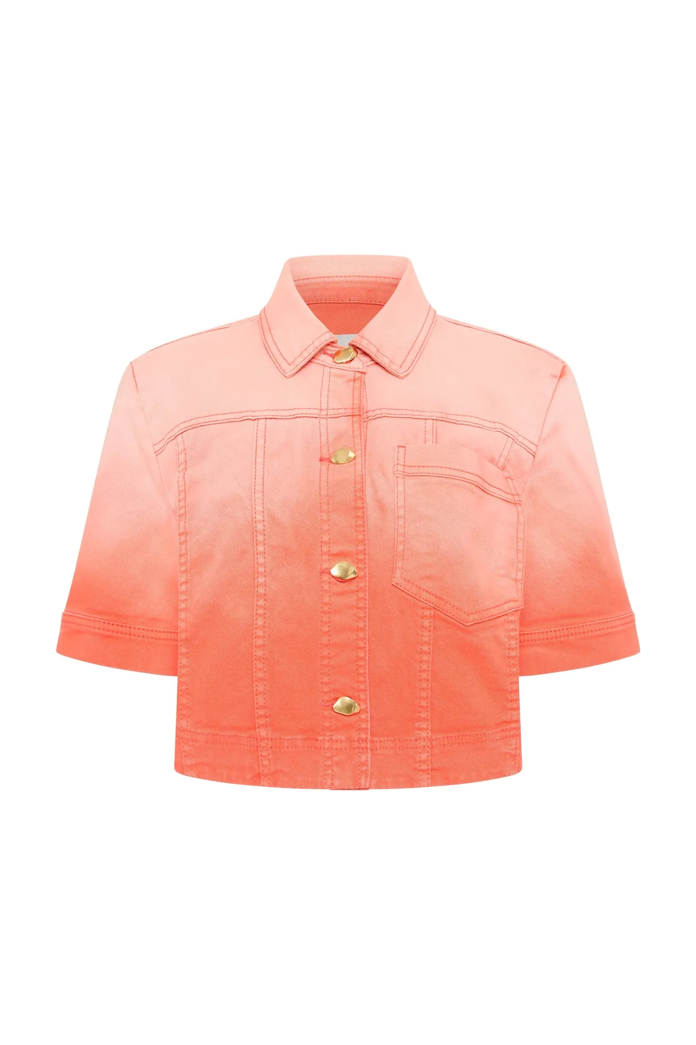 Ember Denim Crop Shirt sold by Aje product image thumbnail 2