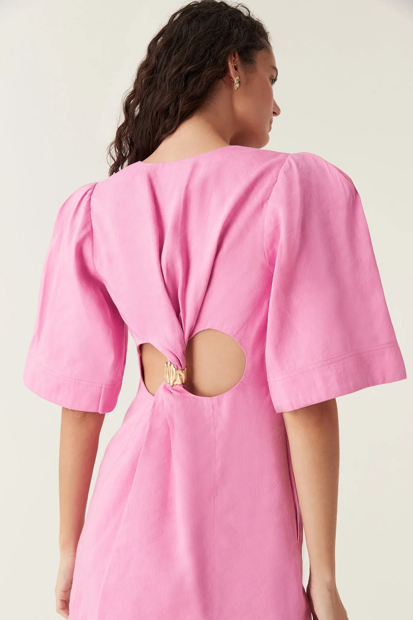 Hunter Twisted Mini Dress sold by Aje