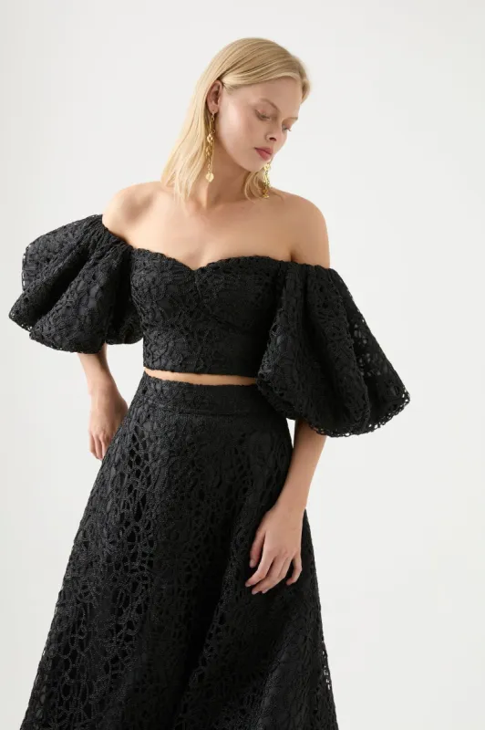 Patina Lace Top sold by Aje