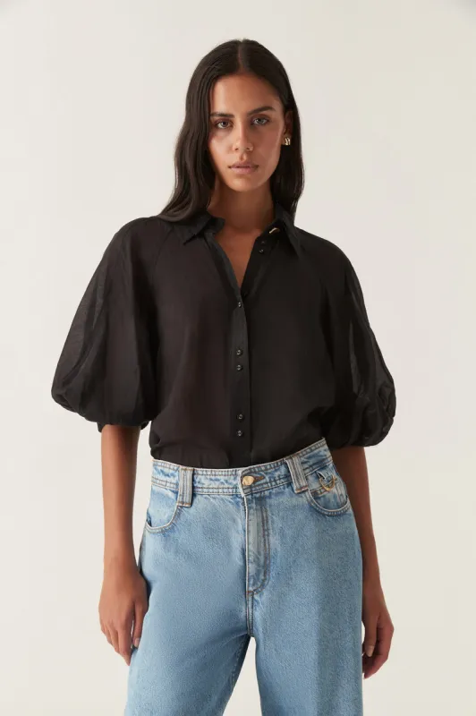 Palms Puff Sleeve Shirt sold by Aje