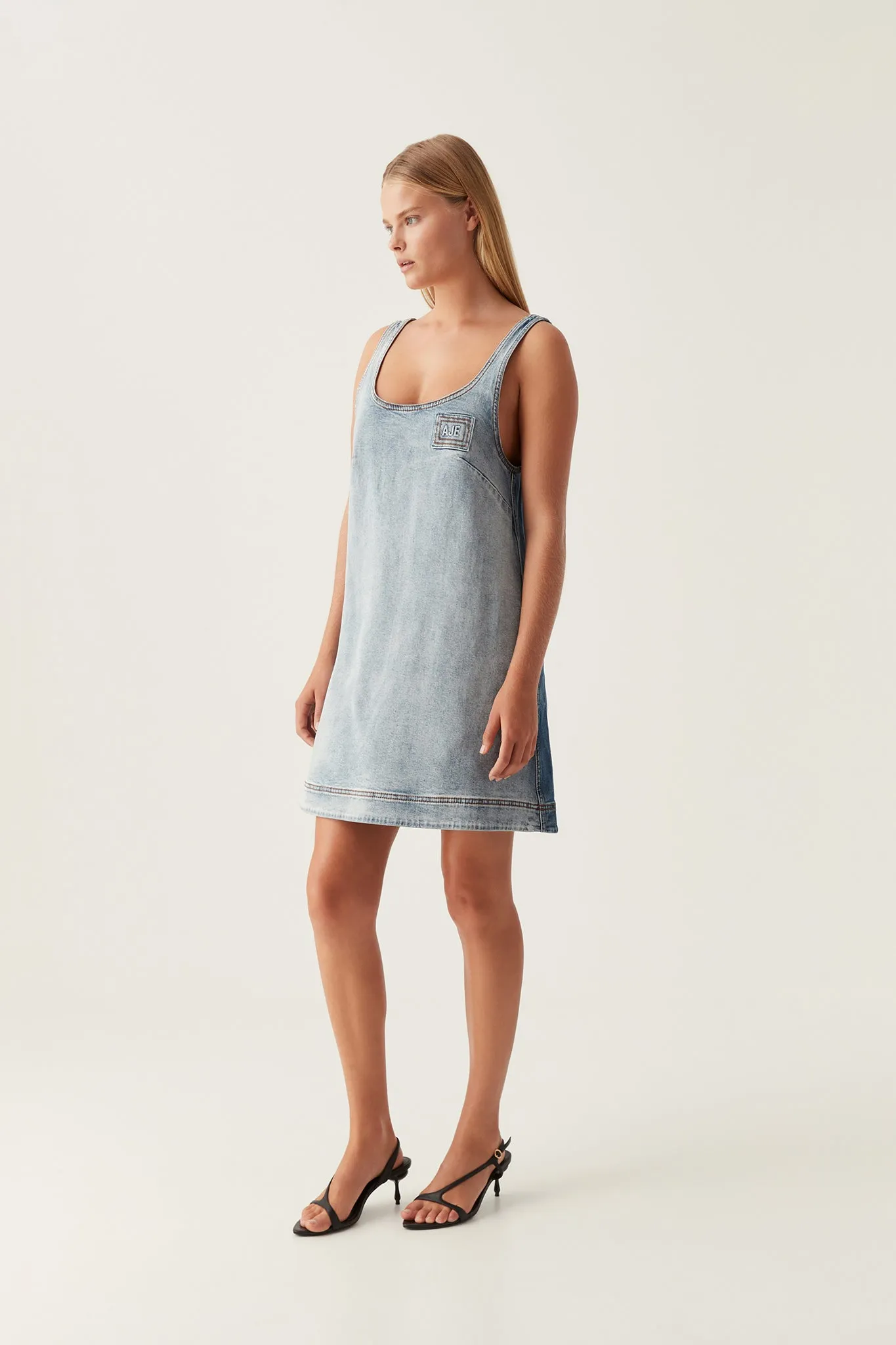 Bambie Denim Mini Dress sold by Aje product image thumbnail 5