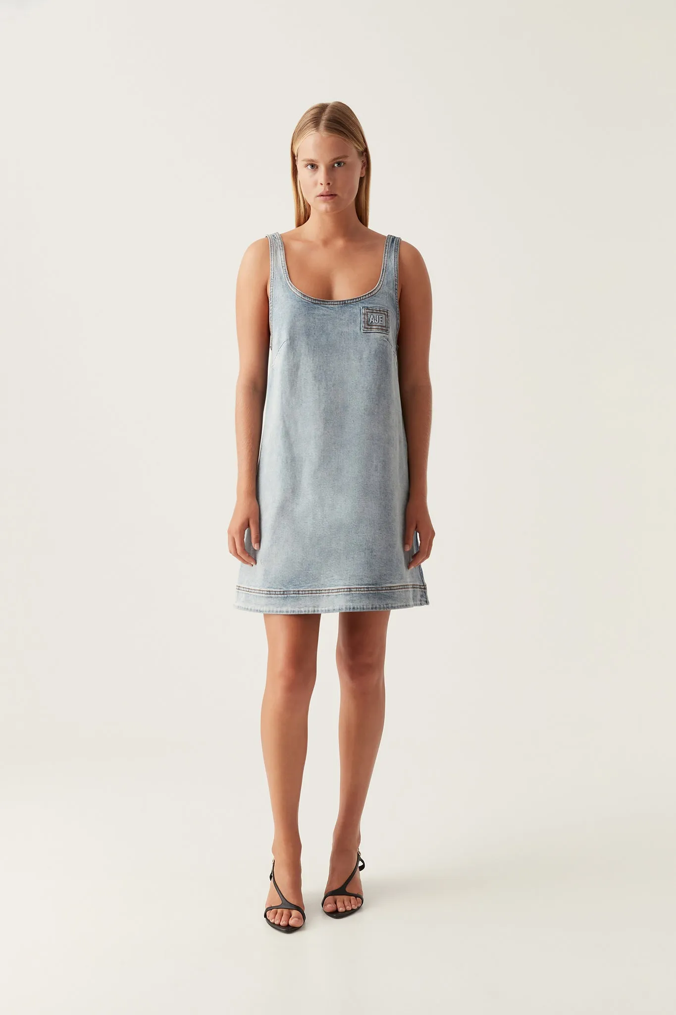 【Aje.】Bambie Denim Mini Dress Bambie Denim Mini Dress | Parallel