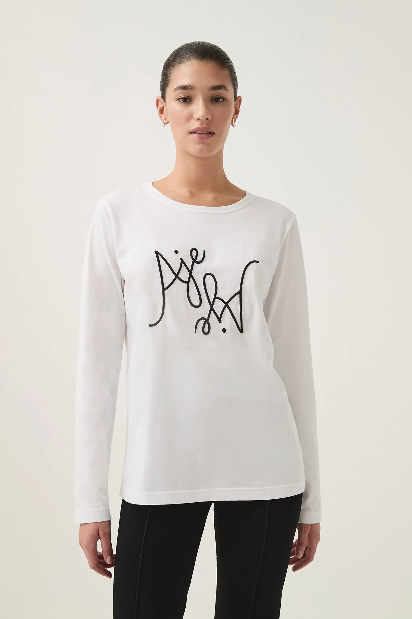 Prophecy Long Sleeve Tee sold by Aje product image thumbnail 3