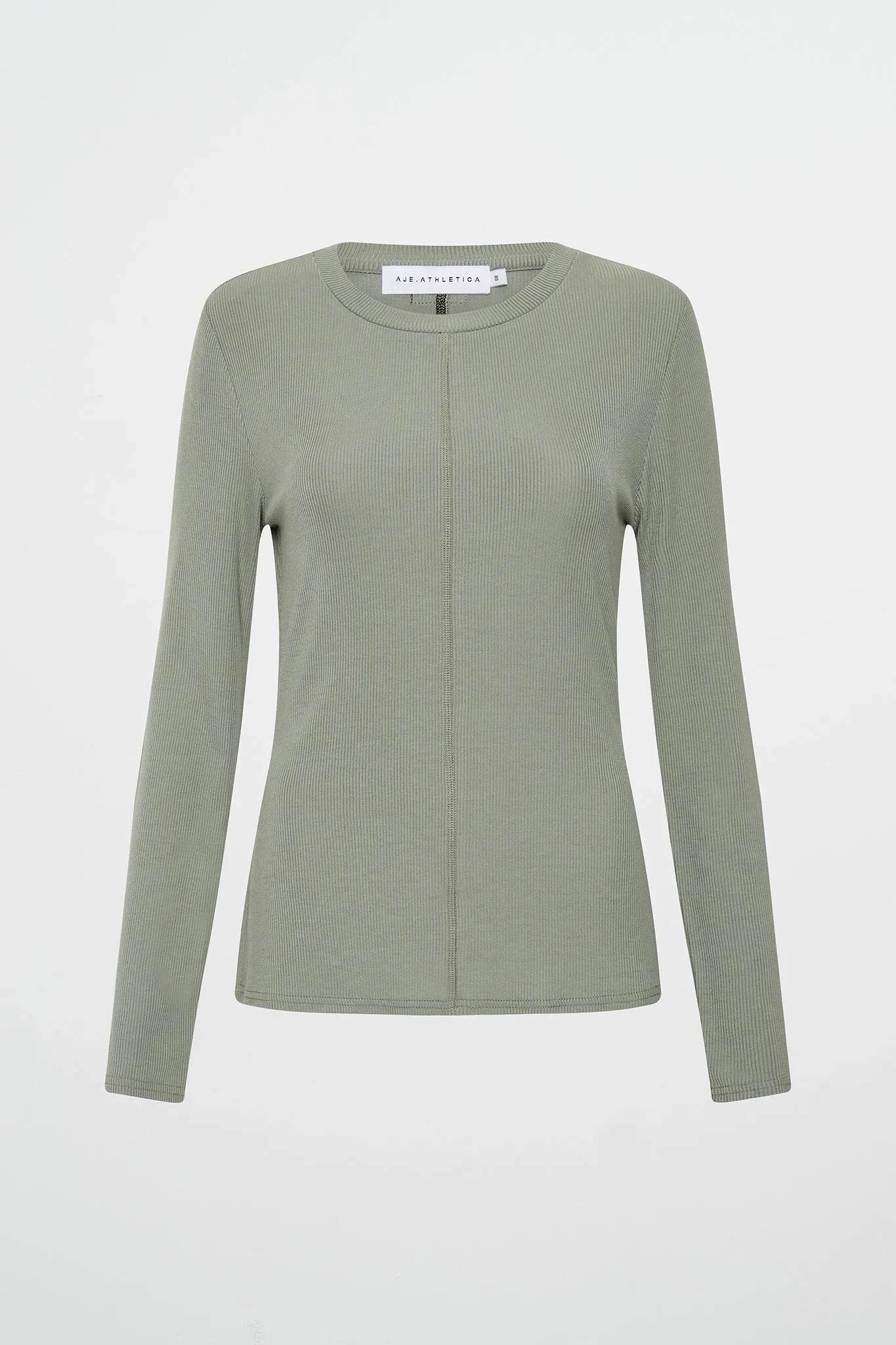 Sheer Rib Long Sleeve Tee 127 sold by Aje product image thumbnail 2