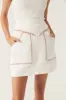 Sahira Barbstitch Mini Skirt sold by Aje