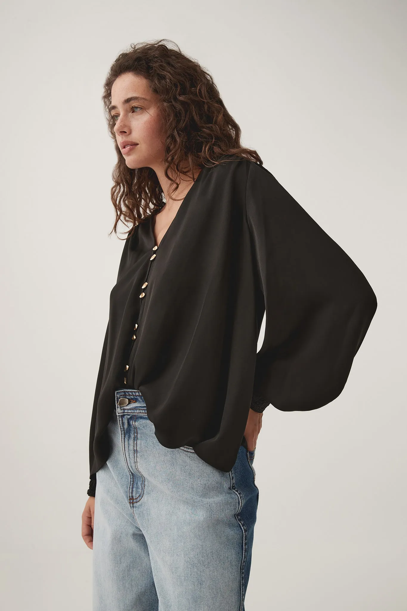 Paloma Lace Cuff Blouse sold by Aje product image thumbnail 5