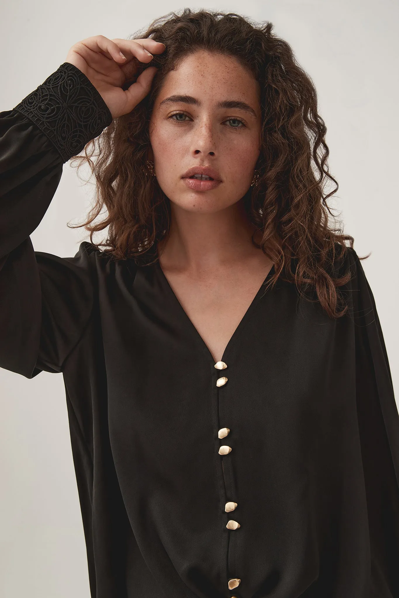 Paloma Lace Cuff Blouse sold by Aje product image thumbnail 4